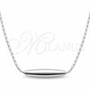 Collares con Dije 04.401.0027.18 Plata Rodinada, Diseño de Chunky, Pulido, Tono Plateado (Grosor 01 MM, 18 Pulgadas de Largo)