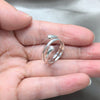 Anillo Elegante 01.401.0005 Plata Rodinada, Pulido, Tono Plateado (Talla Unica)