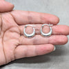 Argolla Pequeña 02.401.0107.17 Plata Rodinada, Diseño de Chunky, Pulido, Tono Plateado