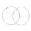 Argolla Grande 02.425.0026.60 Plata Rodinada, Pulido, Tono Plateado