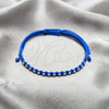 Pulsera Bolo Ajustable 03.426.0004.1.07 Plata Rodinada, Algodón, Tono Plateado (Grosor 03 MM, 7 Pulgadas de Largo)