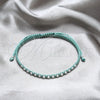 Pulsera Bolo Ajustable 03.426.0004.3.07 Plata Rodinada, Diseño de Bola, Algodón, Tono Plateado (Grosor 03 MM, 7 Pulgadas de Largo)