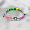 Pulsera Bolo Ajustable 03.426.0042.07 Plata Rodinada, Algodón, Tono Plateado (Grosor 04 MM, 7 Pulgadas de Largo)