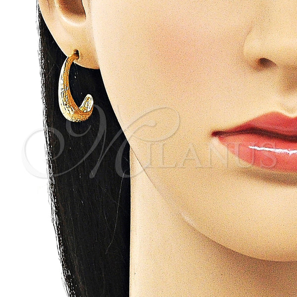 Argolla Pequeña 02.202.0003.25 Oro Laminado, Mate, Tono Dorado
