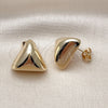 Arete Dormilona 02.202.0005 Oro Laminado, Pulido, Tono Dorado