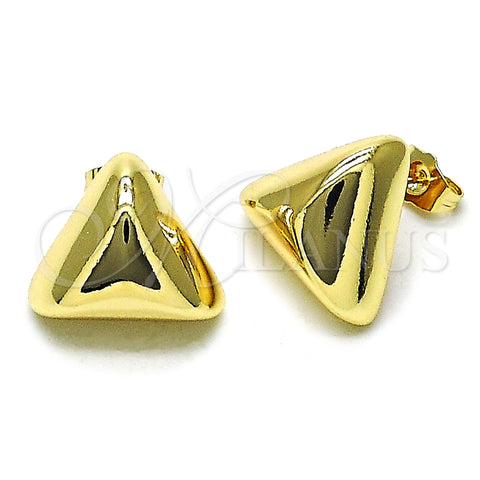 Arete Dormilona 02.202.0005 Oro Laminado, Pulido, Tono Dorado