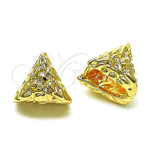 Argolla Huggie 02.202.0007.15 Oro Laminado, Pulido, Tono Dorado