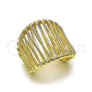 Anillo Elegante 01.428.0009 Oro Laminado, Pulido, Tono Dorado (One size fits all)