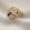 Anillo Elegante 01.428.0012 Oro Laminado, Pulido, Tono Dorado (One size fits all)