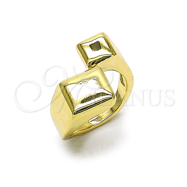 Anillo Elegante 01.428.0012 Oro Laminado, Pulido, Tono Dorado (One size fits all)