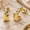 Argolla Pequeña 02.428.0008.15 Oro Laminado, Pulido, Tono Dorado