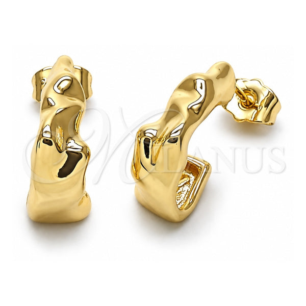 Argolla Pequeña 02.428.0008.15 Oro Laminado, Pulido, Tono Dorado