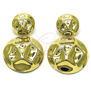 Arete Largo 02.385.0071 Oro Laminado, Pulido, Tono Dorado