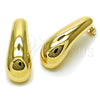 Arete Dormilona 02.163.0379 Oro Laminado, Pulido, Tono Dorado