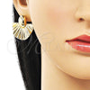 Arete Dormilona 02.195.0343 Oro Laminado, Pulido, Tono Dorado