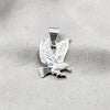 Dije Elegante 05.392.0113 Plata Rodinada, Diseño de Águila, Pulido, Tono Plateado