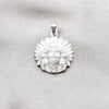 Dije Elegante 05.392.0129 Plata Rodinada, Pulido, Tono Plateado