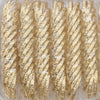 Docena de Aros 03.08.0142.08 Chapa de Oro, Diamantado, Tono Dorado (Grosor 06 MM, Talla Unica)