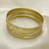Docena de Aros 03.08.0142.08 Chapa de Oro, Diamantado, Tono Dorado (Grosor 06 MM, Talla Unica)