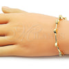 Aro Individual 07.170.0050 Oro Laminado, Diseño de Corazón, Pulido, Tono Dorado (02 MM Thickness, One size fits all)