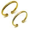 Aro Individual 07.170.0056 Oro Laminado, Diseño de Torcido, Pulido, Tono Dorado (07 MM Thickness, One size fits all)