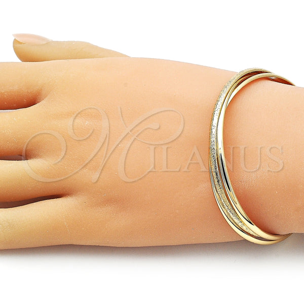 Aro Individual 07.282.0016 Oro Laminado, Diseño de Torcido, Mate, Tono Dorado (Thickness, One size fits all)
