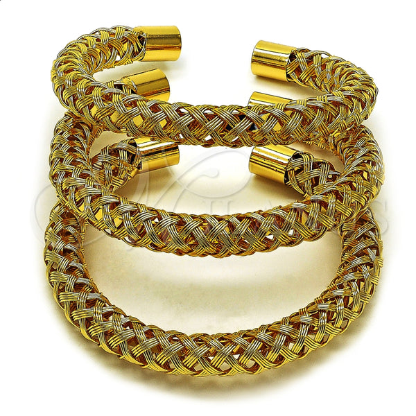 Aro Trio 07.282.0026.1 Oro Laminado, Diseño de Torcido, Pulido, Tono Dorado (09 MM Thickness, One size fits all)