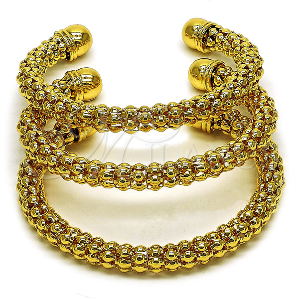 Aro Trio 07.282.0033 Oro Laminado, Pulido, Tono Dorado (08 MM Thickness, One size fits all)
