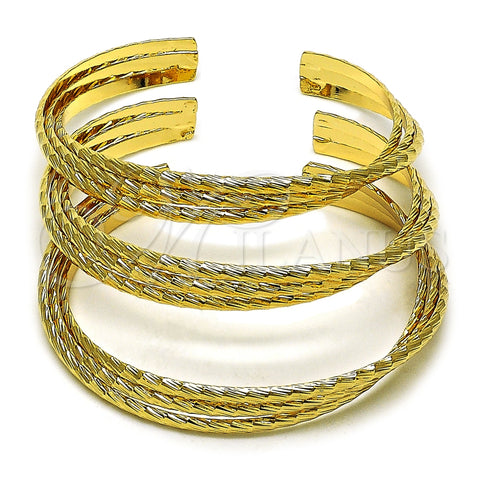 Aro Trio 07.282.0034 Oro Laminado, Diamantado, Tono Dorado (Thickness, One size fits all)