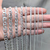Pulsera Básica 03.420.0030.09 Plata Rodinada, Diseño de Mariner, Pulido, Tono Plateado (Calibre 250, Grosor 10 MM, 9 Pulgadas de Largo)