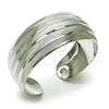 Aro Individual 07.432.0004.1 Rodio Laminado, Pulido, Rodinado (Grosor 17.8 MM, Talla Unica)