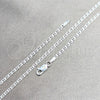 Gargantilla Basica 04.420.0023.16 Plata Rodinada, Diseño de Mariner, Pulido, Tono Plateado (Calibre 0.60, Grosor 02.5 MM, 16 Pulgadas de Largo)