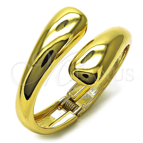 Aro Individual 07.215.0001.04 Oro Laminado, Diseño de Gota, Pulido, Tono Dorado (40 MM Thickness, Size 4 (2.25 Diameter))