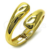 Aro Individual 07.215.0001.04 Oro Laminado, Diseño de Gota, Pulido, Tono Dorado (40 MM Thickness, Size 4 (2.25 Diameter))