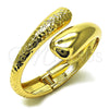 Aro Individual 07.215.0004.04 Oro Laminado, Diseño de Gota, Pulido, Tono Dorado (35 MM Thickness, Size 4 (2.25 Diameter))