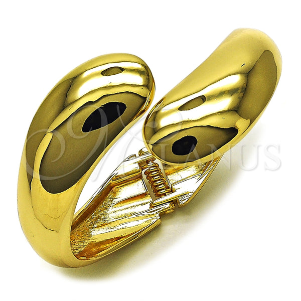 Aro Individual 07.215.0009.05 Oro Laminado, Diseño de Gota, Pulido, Tono Dorado (40 MM Thickness, Size 5 (2.50 Diameter))