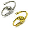 Aro Individual 07.215.0010.05 Oro Laminado, Diseño de Gota, Pulido, Tono Dorado (40 MM Thickness, Size 5 (2.50 Diameter))