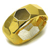 Aro Individual 07.215.0011.05 Oro Laminado, Diseño de Disco, Pulido, Tono Dorado (25 MM Thickness, Size 5 (2.50 Diameter))