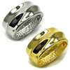Aro Individual 07.215.0013.05 Oro Laminado, Pulido, Tono Dorado (40 MM Thickness, Size 5 (2.50 Diameter))