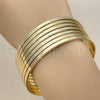 Aro Semanario 07.63.0207.05.5 Oro Laminado, Diseño de Charm Bar, Pulido, Tono Dorado (Grosor 03 MM, Talla 5 (2,50 de Diámetro))