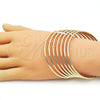 Aro Semanario 07.298.0001.05.5 Oro Laminado, Pulido, Tono Dorado (Grosor 03 MM, Talla 5 (2,50 de Diámetro))