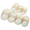 Aro Semanario 5.232.002.02 Oro Laminado, Pulido, Tono Dorado (Grosor 02.1 MM, Talla 2 (1,75 de Diámetro))