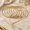 Aro Semanario 5.232.002.05.5 Oro Laminado, Pulido, Tono Dorado (Grosor 02 MM, Talla 5 (2,50 de Diámetro))