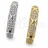 Argolla Huggie 02.195.0355.30 Oro Laminado, con Zirconia Cubica Blanca, Pulido, Tono Dorado