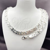Collar y Pulsera 06.116.0057.3 Acero Inoxidable, Pulido, Tono Plateado