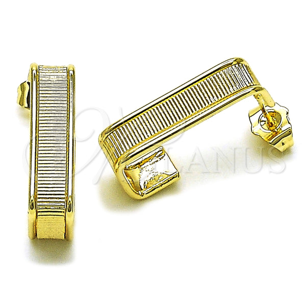 Argolla Pequeña 02.170.0513.12 Oro Laminado, Diamantado, Tono Dorado