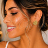 Arete Dormilona 02.163.0388 Oro Laminado, Diseño de Caracol, Pulido, Tono Dorado