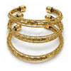 Aro Trio 07.282.0043 Oro Laminado, Diamantado, Tono Dorado (Grosor 09 MM, Talla Unica)