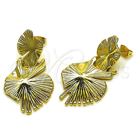 Arete Dormilona 02.282.0039 Oro Laminado, Pulido, Tono Dorado
