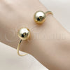 Aro Individual 07.213.0017 Oro Laminado, Diseño de Bola, Pulido, Tono Dorado (02 MM Thickness, One size fits all)